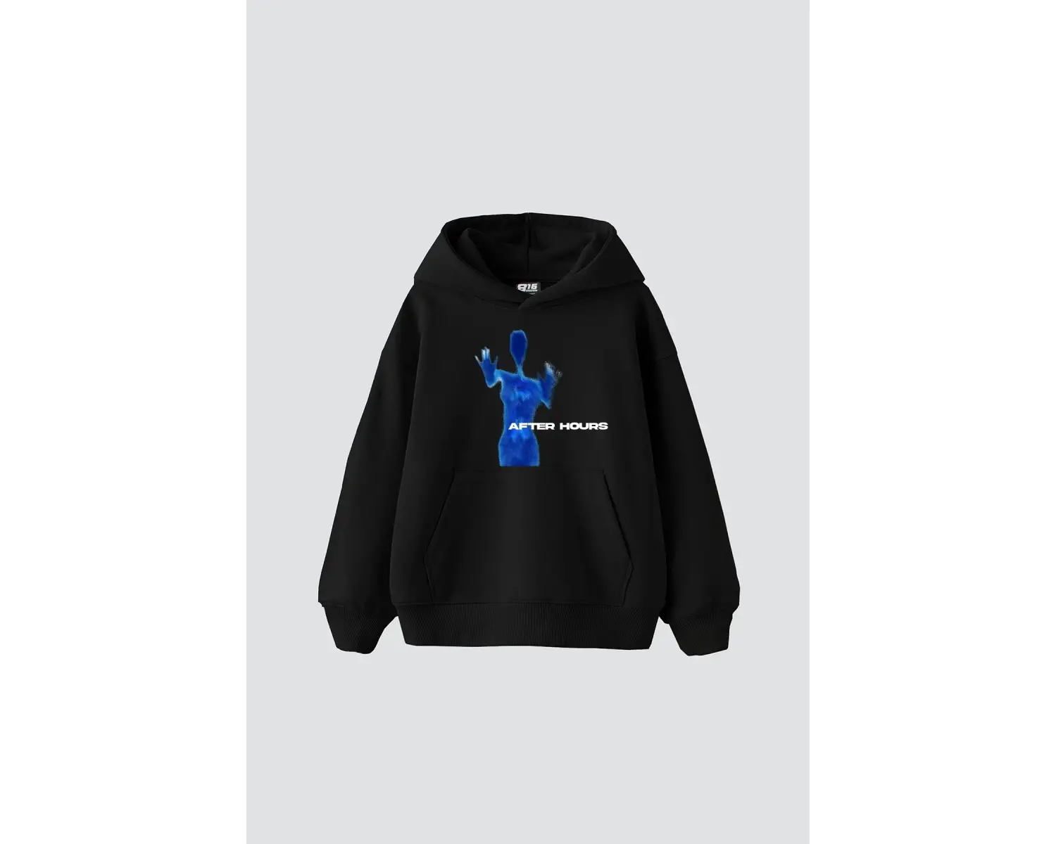 After Hours Baskılı Oversize Unisex Premium Beyaz