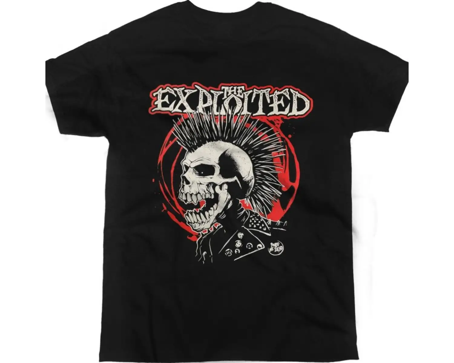 AGENT STEEL LOGO NEW BLACK T SHIRT ÖN BASKILI