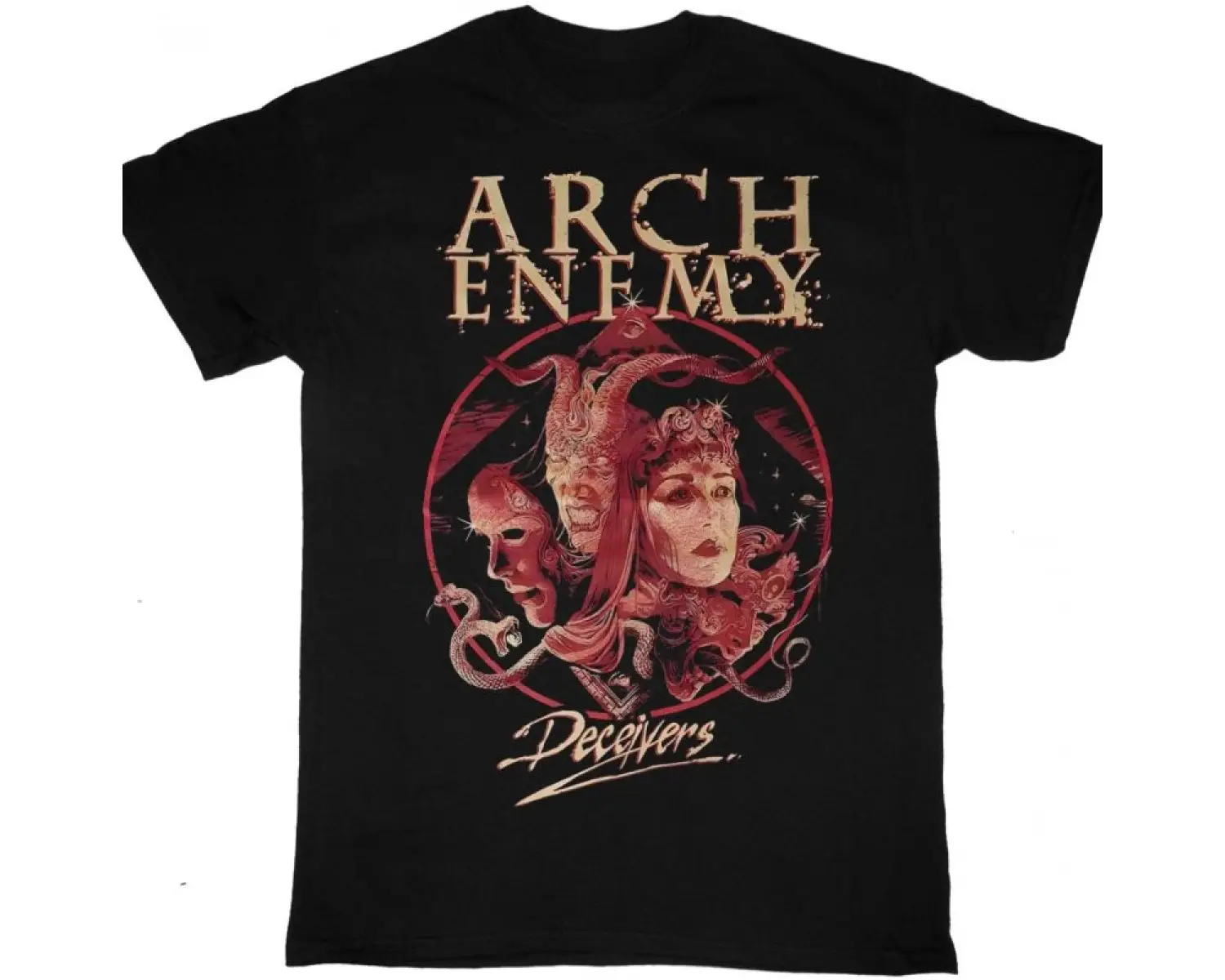 AIRBOURNE RUNNIN WILD NEW BLACK T-SHIRT ÖN VE ARAKA BASKILI