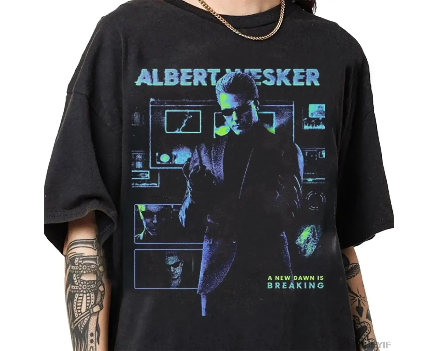 Albert Wesker Resident Evil Biohazard Oyunu T-shirt Erkekler Kadınlar Için % 100% Pamuk T Shi