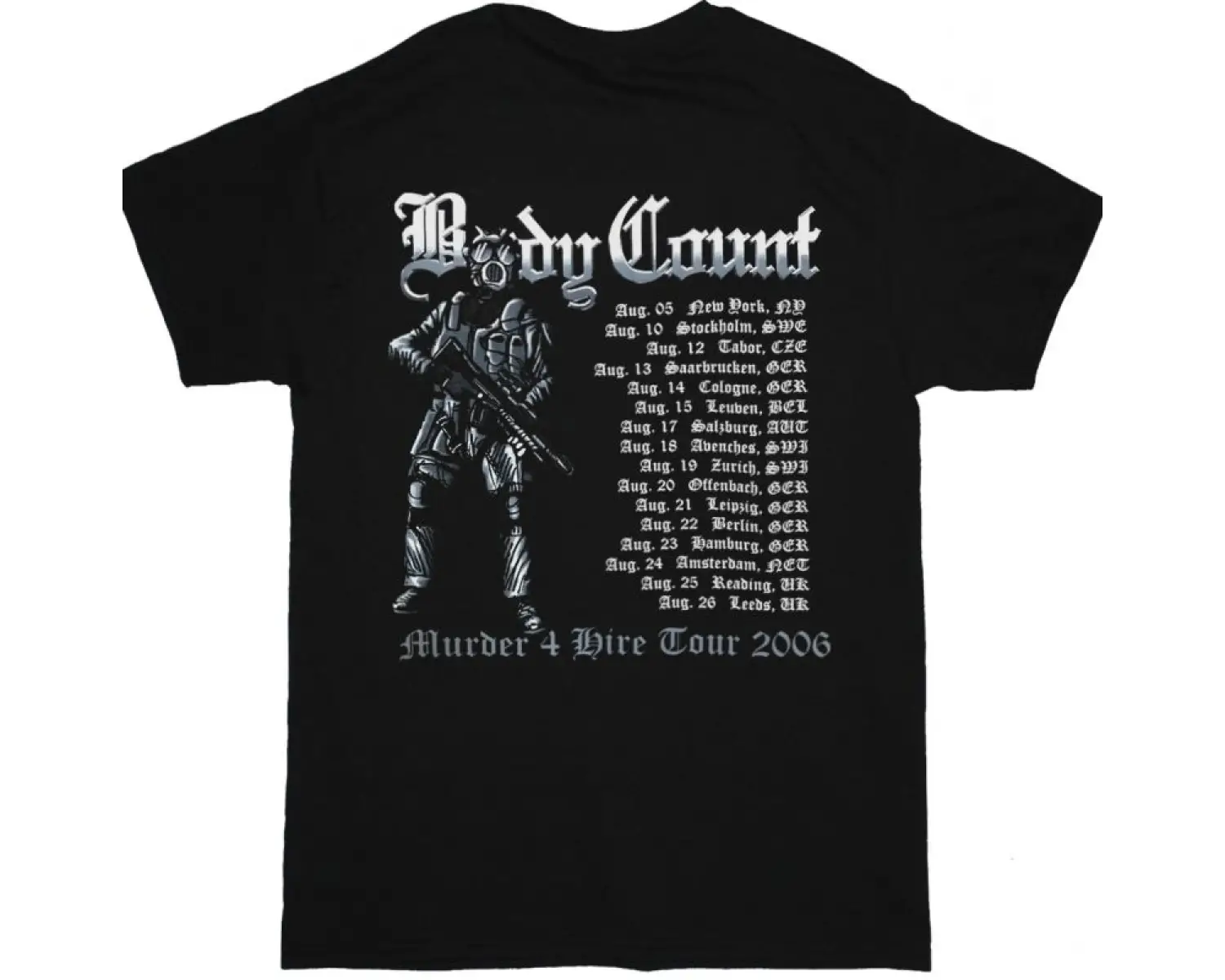 ALESTORM 2021 UK TOUR NEW BLACK T-SHIRT ÖN VE ARAKA BASKILI