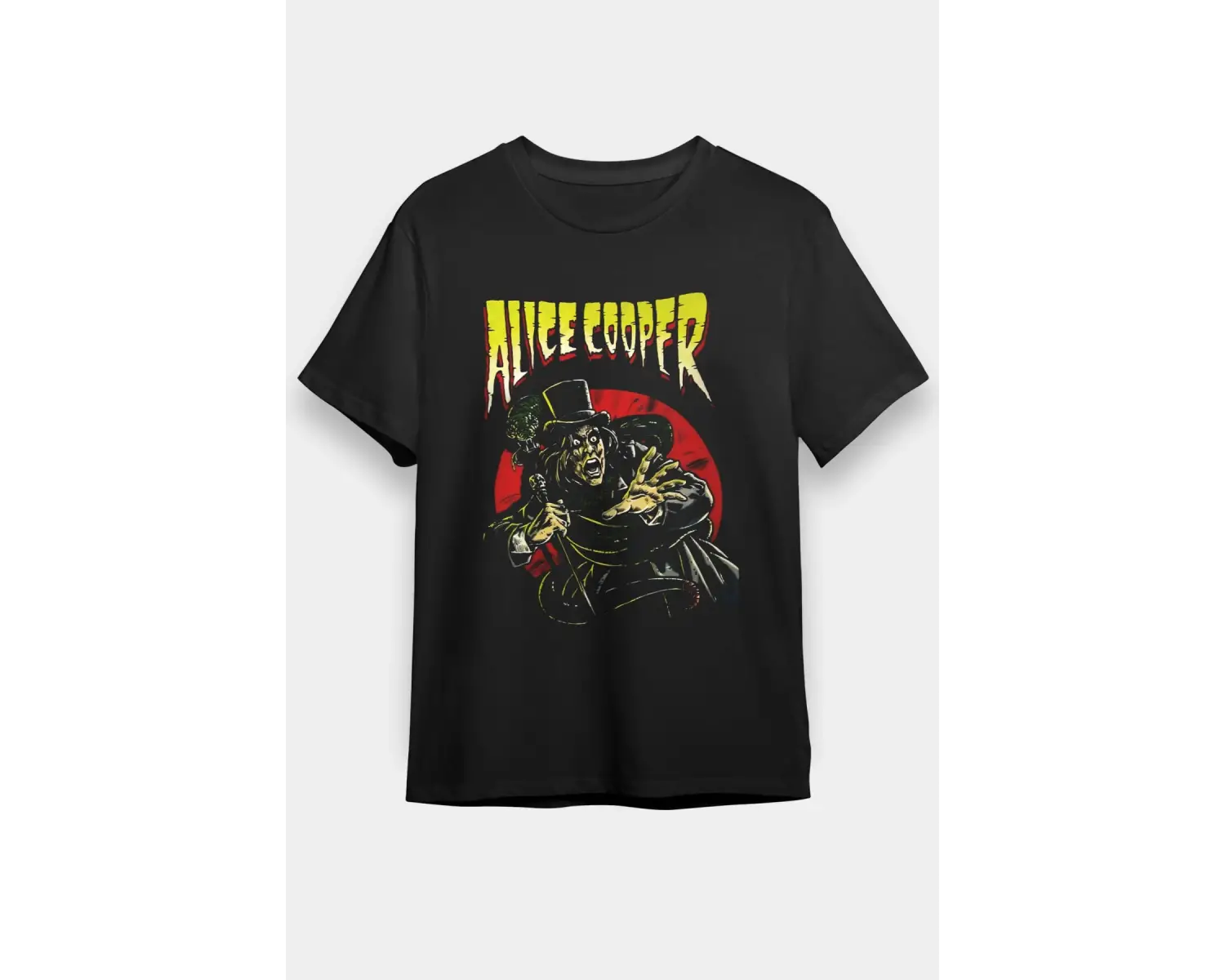 Alice Cooper Siyah Unisex Tişört T-Shirt