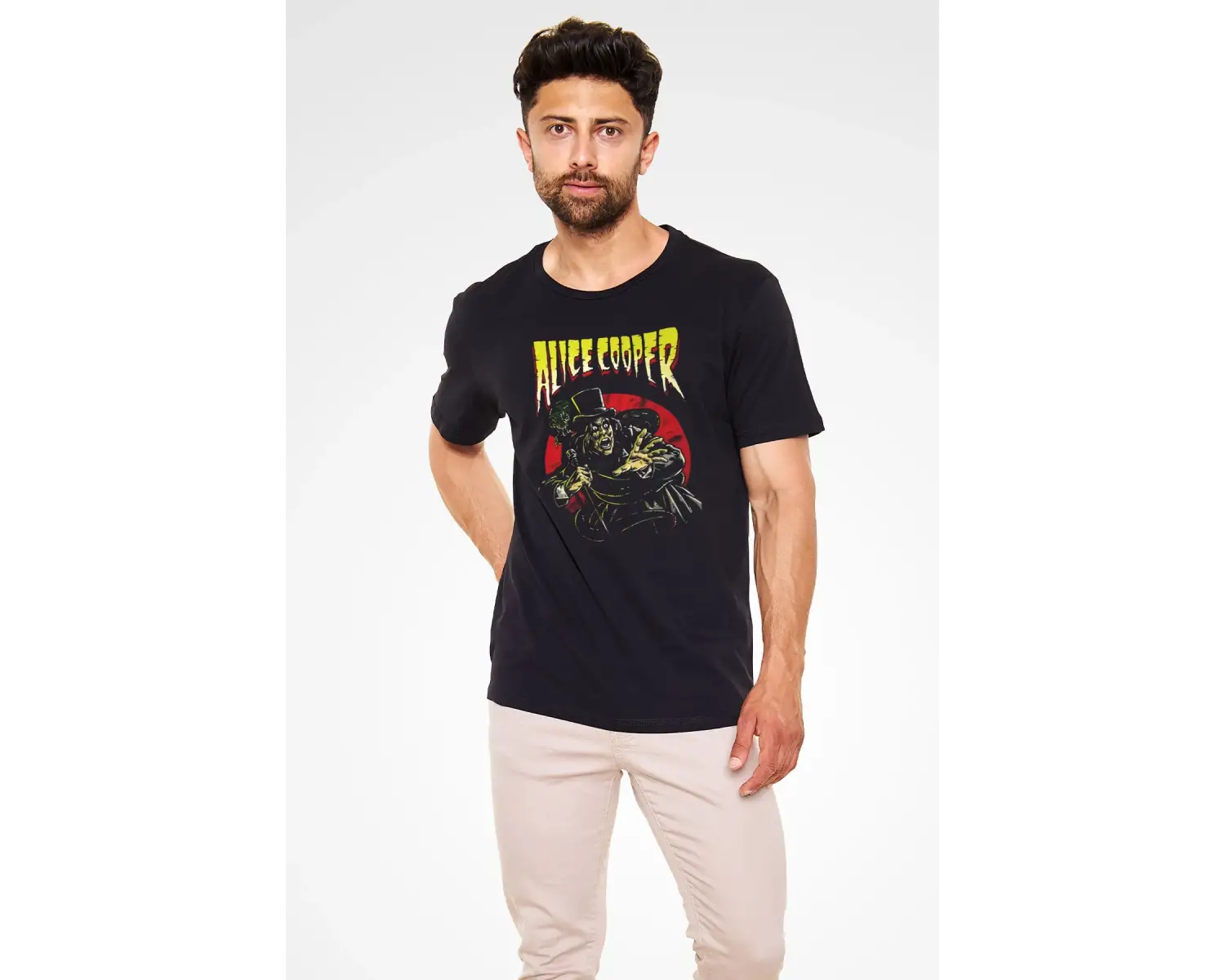 Alice Cooper Siyah Unisex Tişört T-Shirt