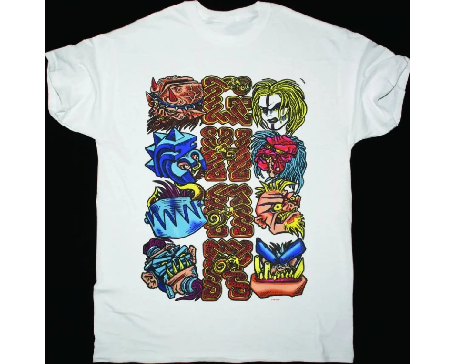 ALICE COOPER TRASH NEW BLACK T SHIRT ÖN VE ARAKA BASKILI