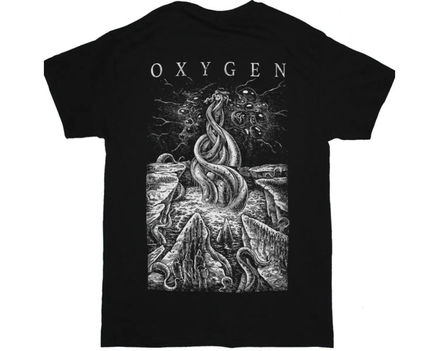 ALIEN SEX FIEND ACID BATH NEW BLACK TSHIRT ÖN VE ARAKA BASKILI