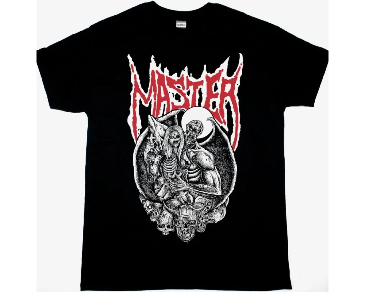 ALIEN SEX FIEND NIK FIEND NEW BLACK TSHIRT ÖN VE ARAKA BASKILI