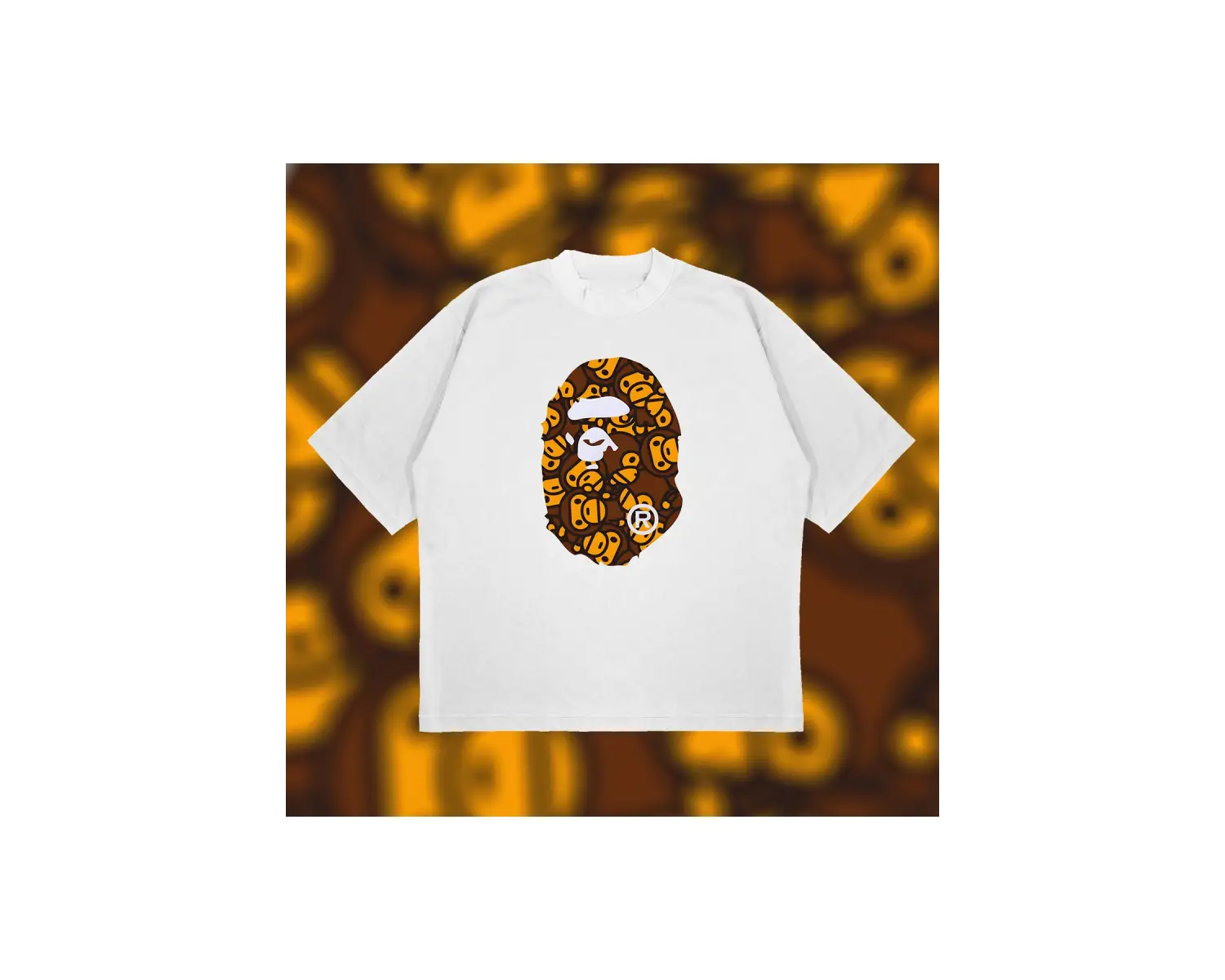 All Baby Milo Big Ape Head Tee Boxy Fit Oversize Unisex Tshirt – Baskılı Tişört |