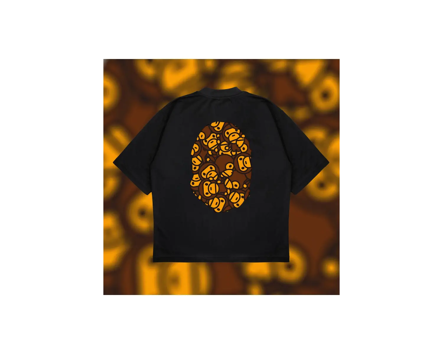 All Baby Milo Big Ape Head Tee Boxy Fit Oversize Unisex Tshirt – Baskılı Tişört |