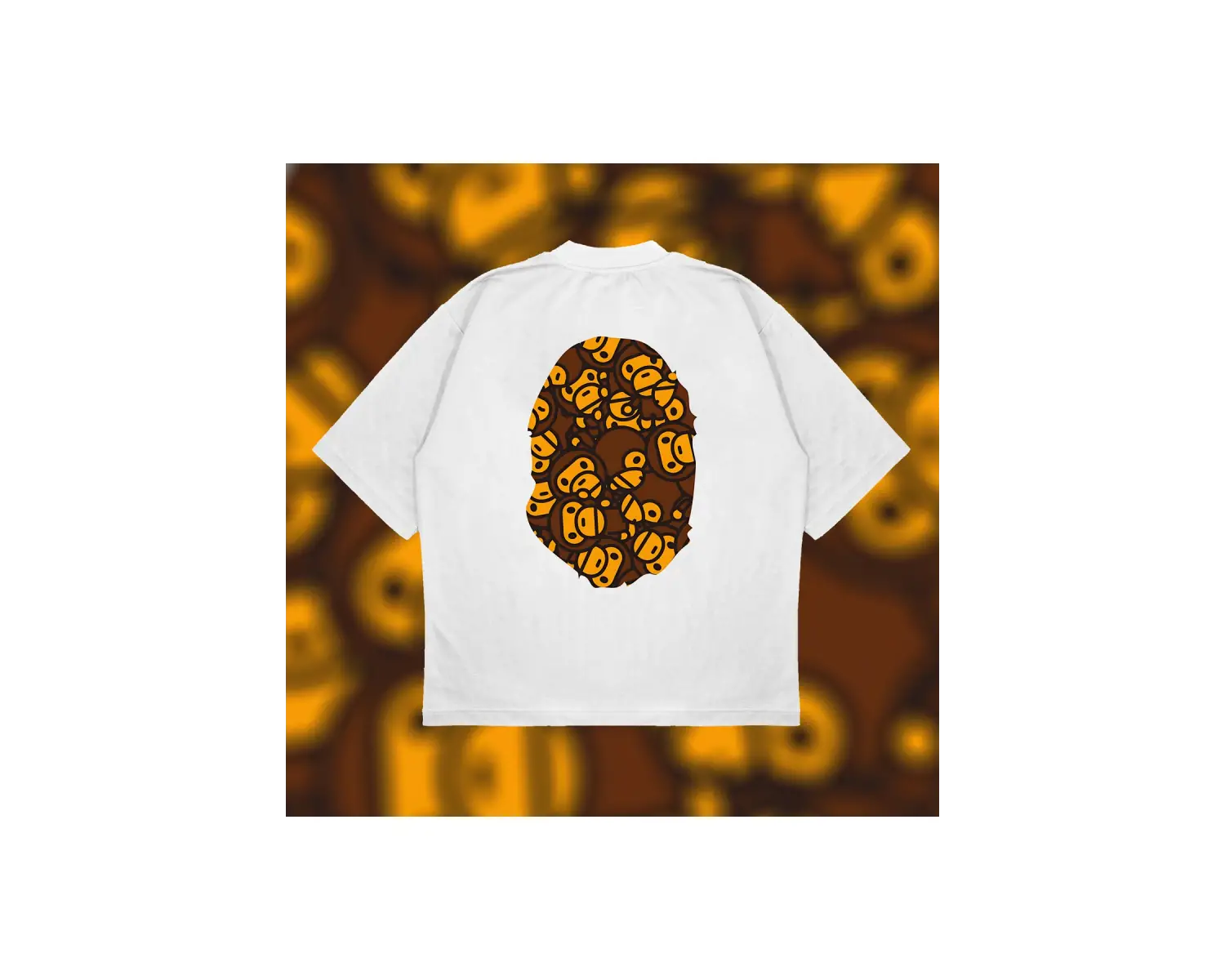 All Baby Milo Big Ape Head Tee Boxy Fit Oversize Unisex Tshirt – Baskılı Tişört |