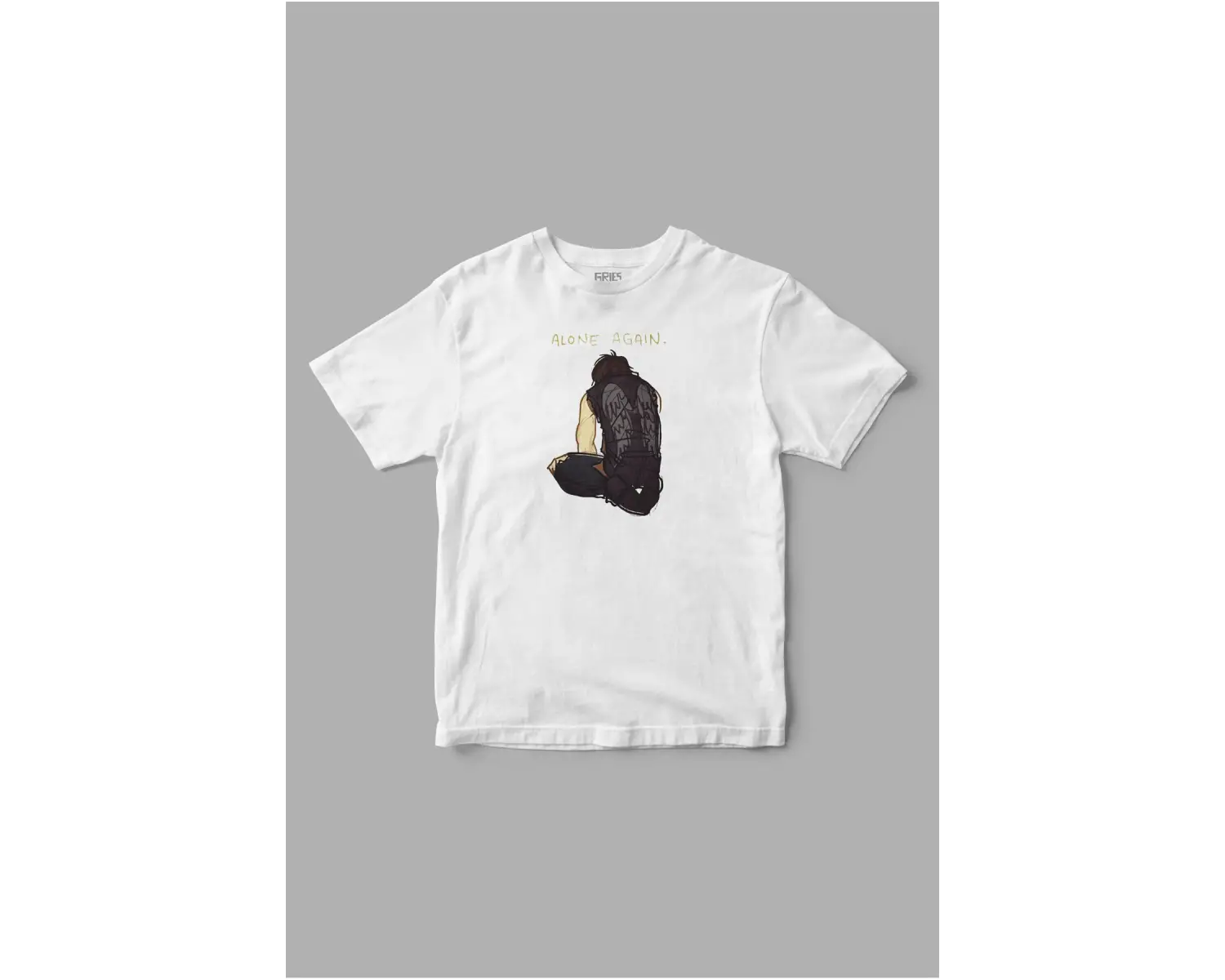 Alone Again The Walking Dead Twd Baskılı Tişört