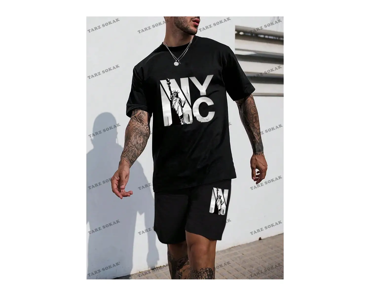 ALT/ÜST T-SHİRT VE ŞORT TAKIMI  KOD ALT173