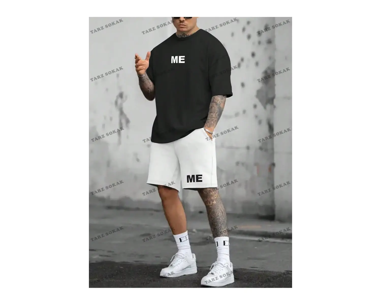 ALT/ÜST T-SHİRT VE ŞORT TAKIMI  KOD ALT176