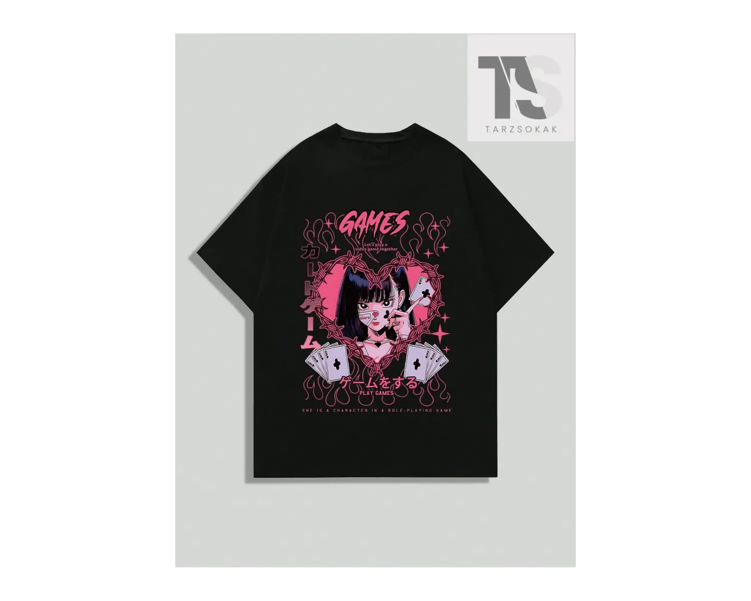 Anime Erkek Figürlü Grafik Tişört