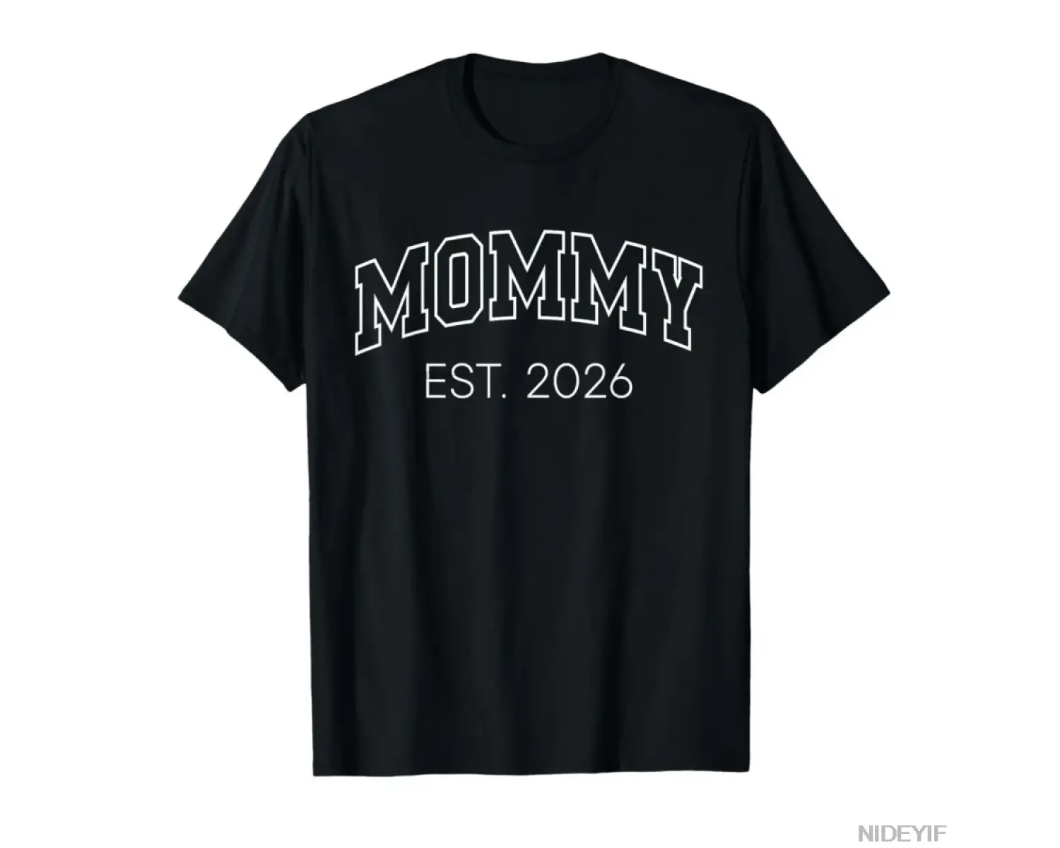 Anne Olacaklara Özel 2026 Yazılı Tişört, Erkekler ve Kadınlar İçin %100 Pamuklu Kısa Kollu Ti