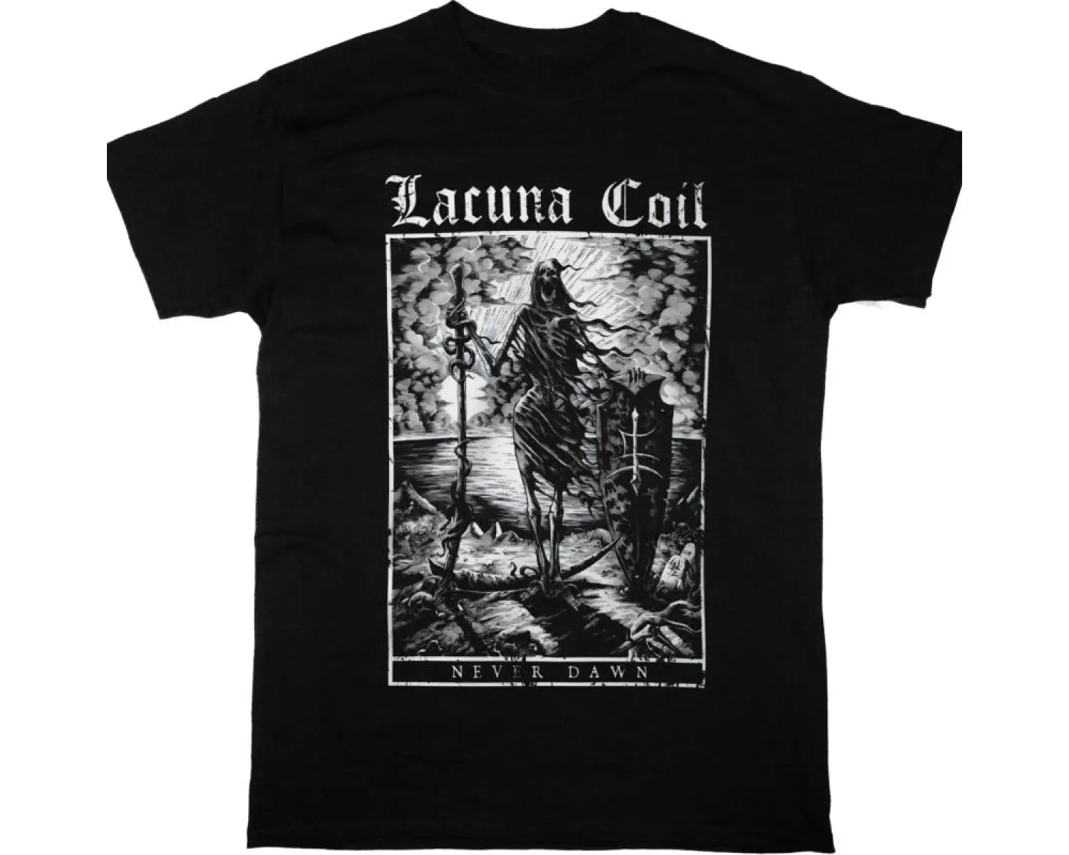 ANTHRAX PERSISTANCE OF TIME NEW BLACK T-SHIRT ÖN BASKILI