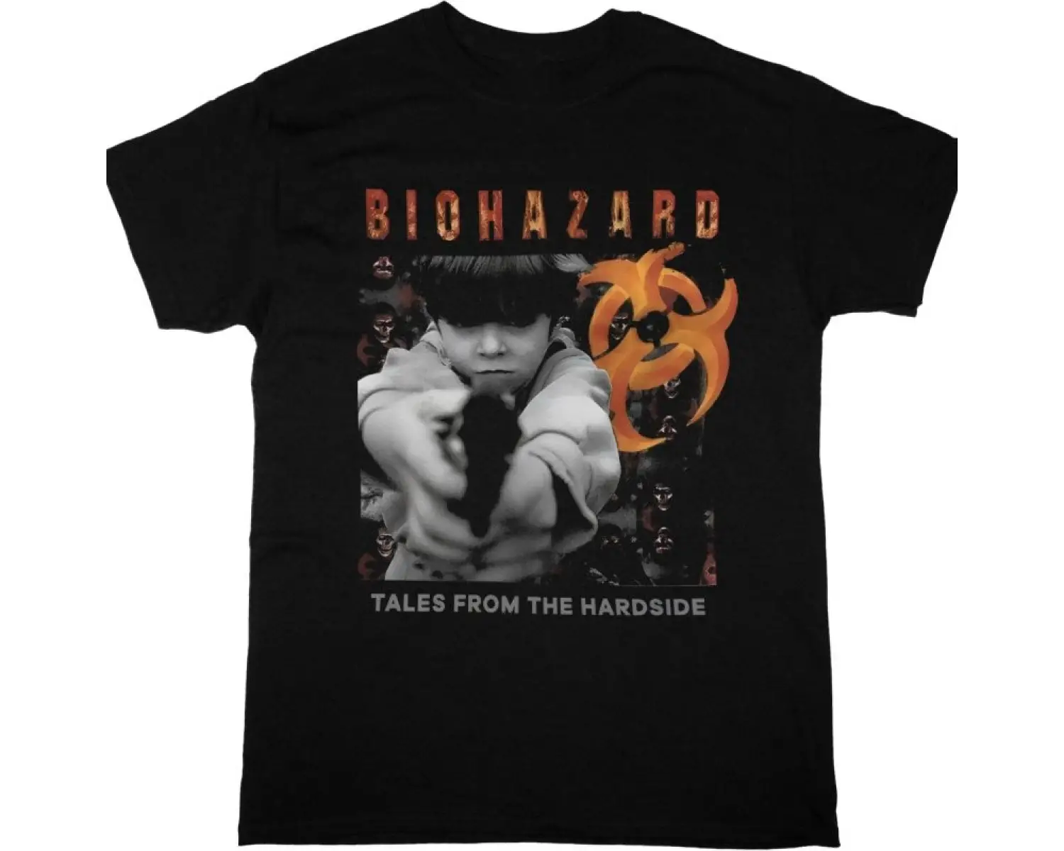 ANTI NOWHERE LEAGUE HELL FOR LEATHER NEW BLACK T-SHIRT ÖN BASKILI