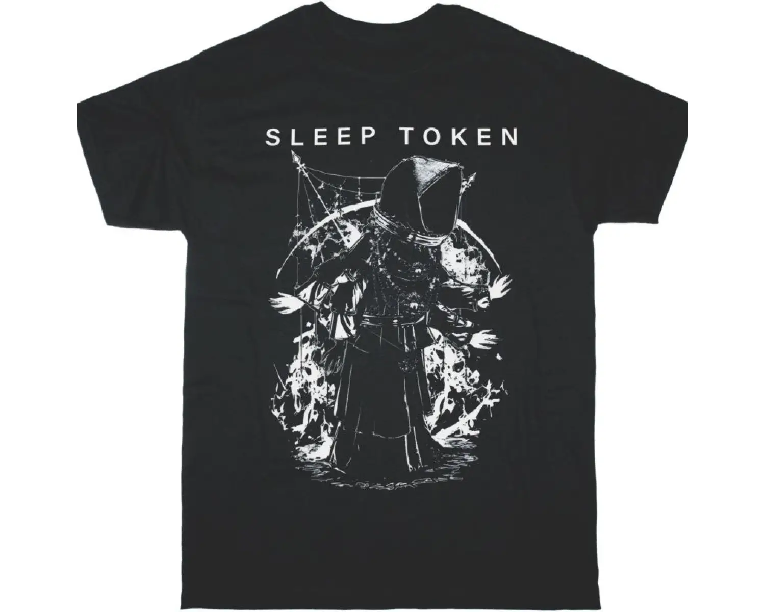 ARCH ENEMY DECEIVER SNAKE NEW BLACK T-SHIRT ÖN VE ARAKA BASKILI
