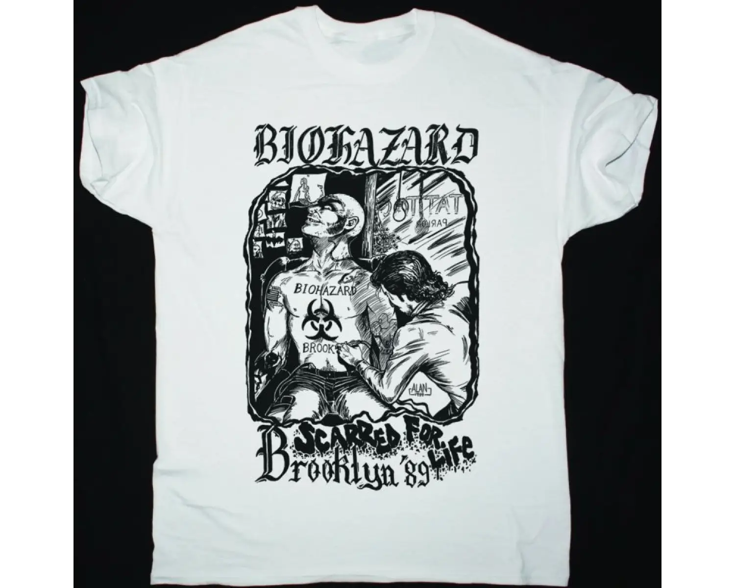 ARCH ENEMY DECEIVERS TOUR 2023 NEW BLACK T-SHIRT ÖN VE ARAKA BASKILI