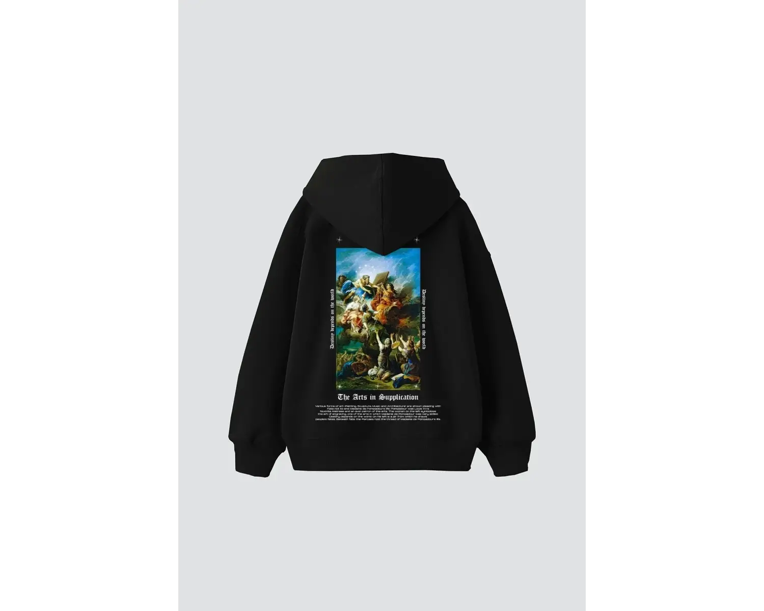 Arts Supplication Baskılı Oversize Unisex Premium Beyaz