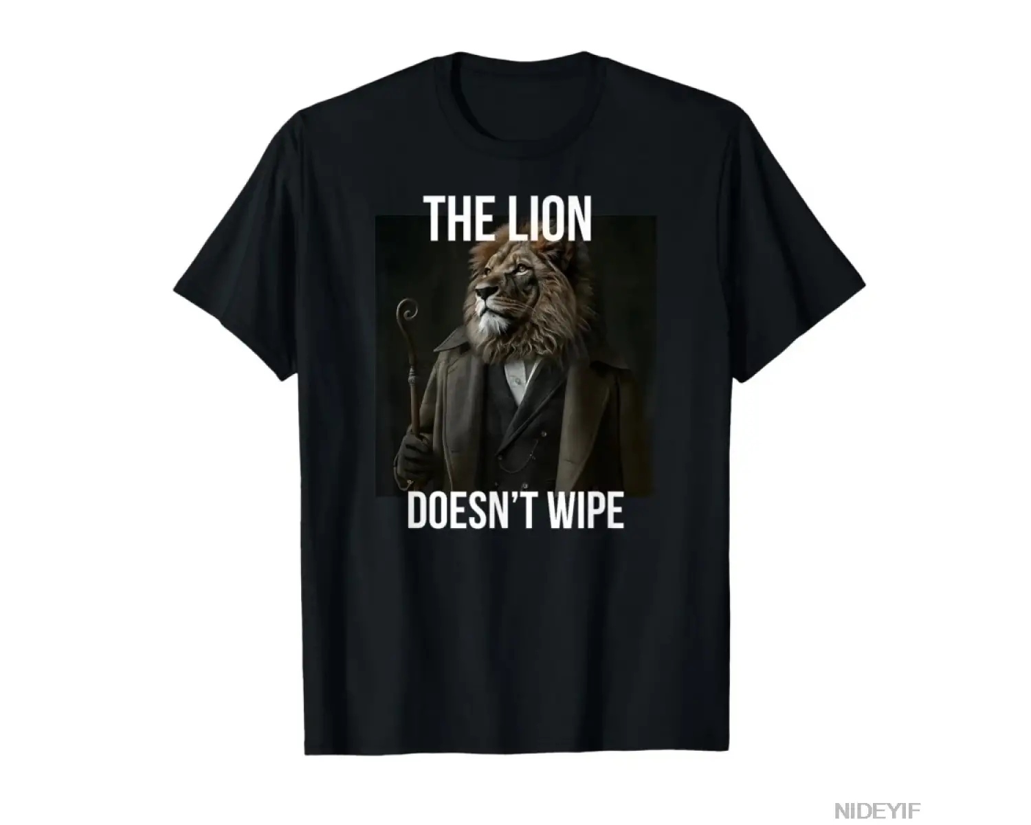 Aslan Silmez - Sigma Aslan Meme Hediye Tişörtü Erkekler Kadınlar İçin %100 Pamuklu Tişörtler