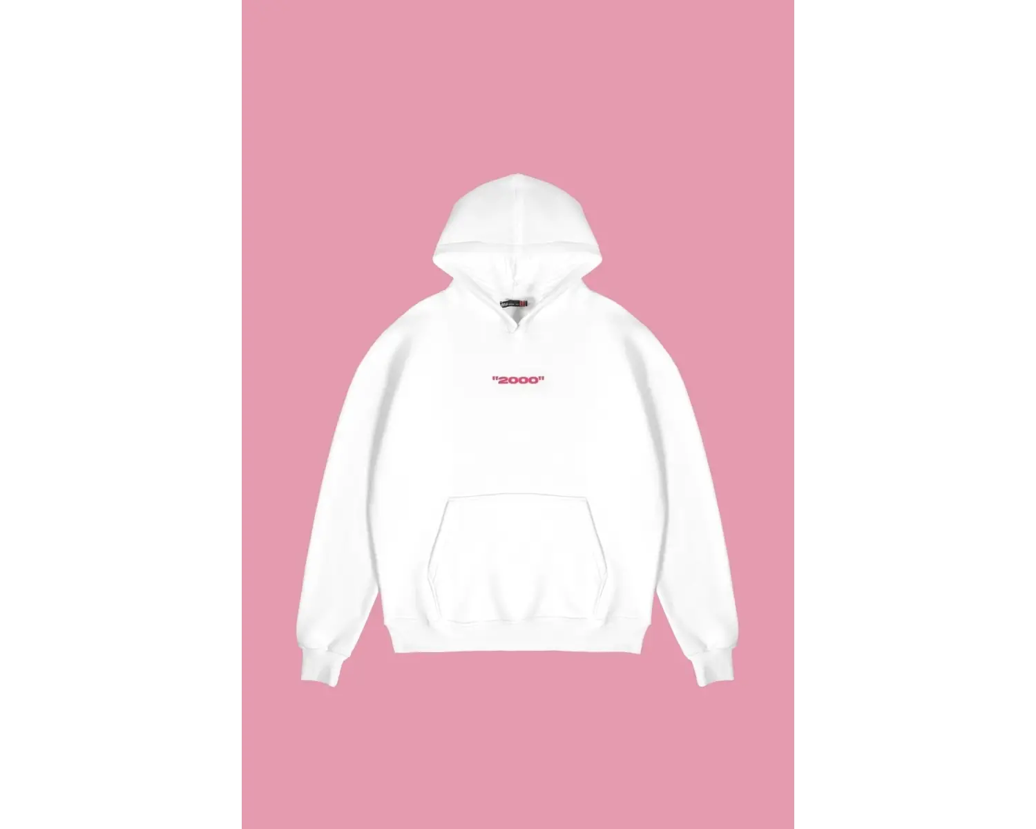 Asperitas Sırt Baskılı Oversize Unisex Beyaz