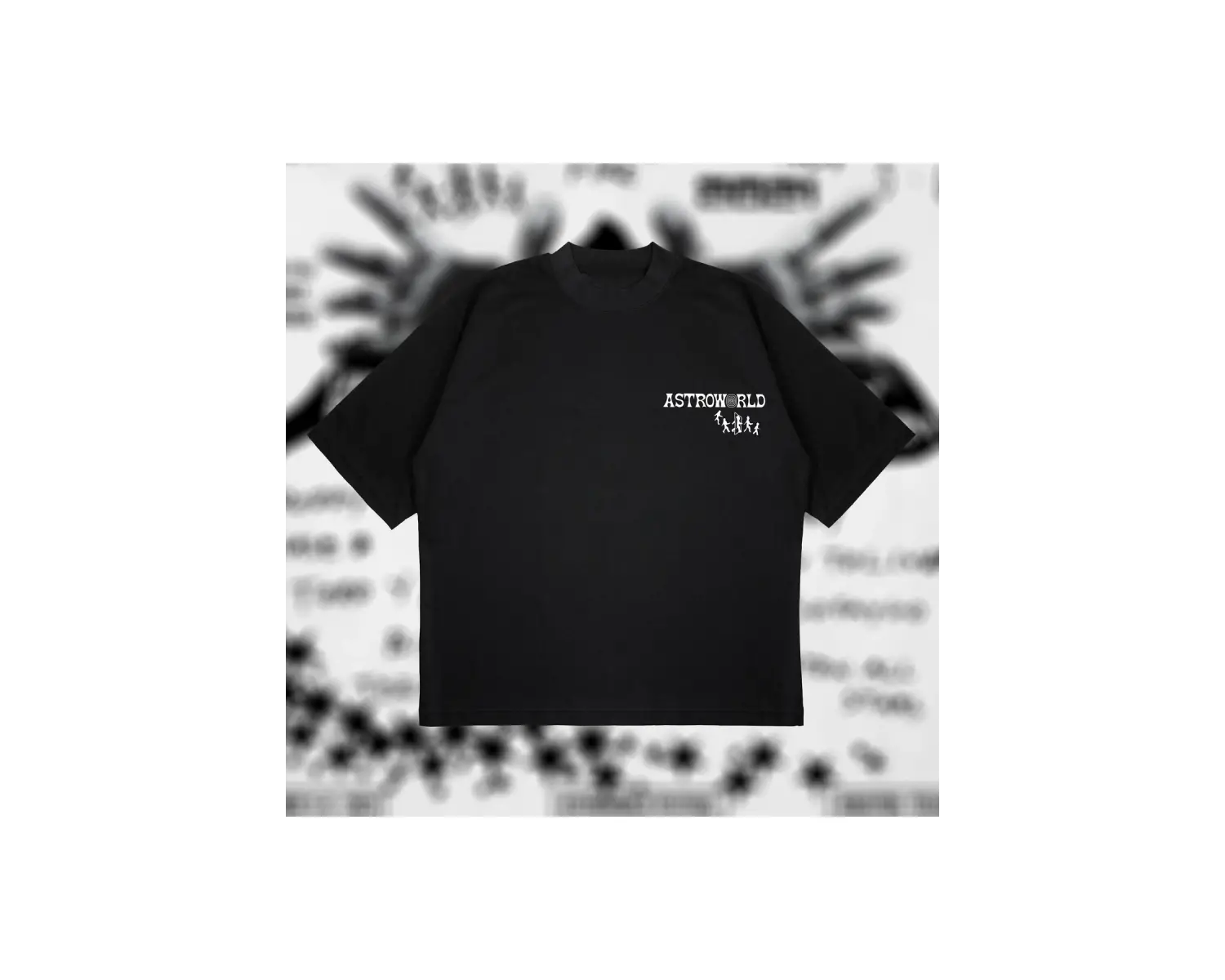 Astroworld Oversize Unisex Pamuklu Nefes Alan Kalın Kumaşlı