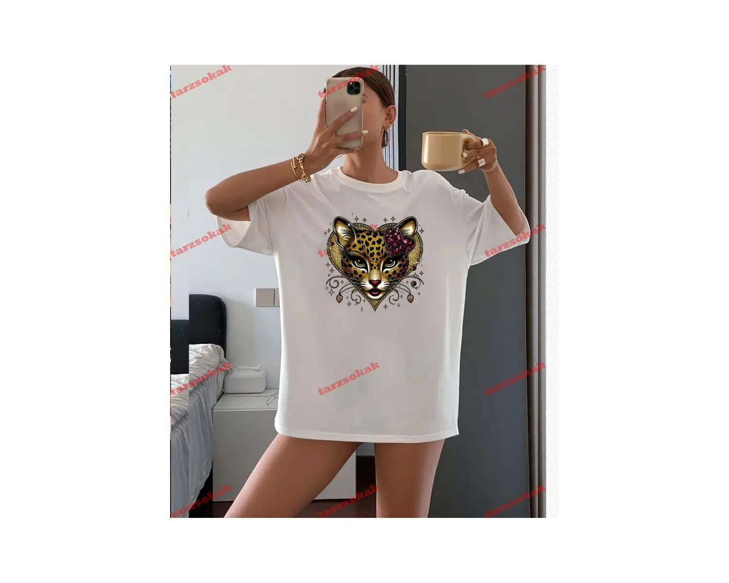 ATEŞLİ LEOPAR DESEN