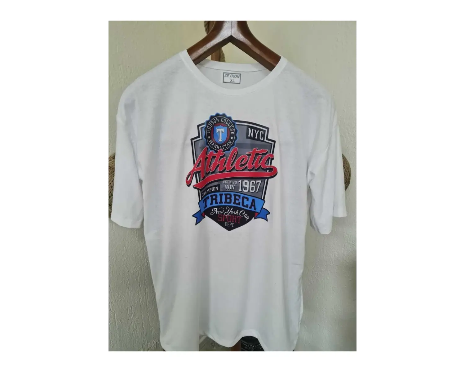 Athletic Baskı Oversize T-shirt