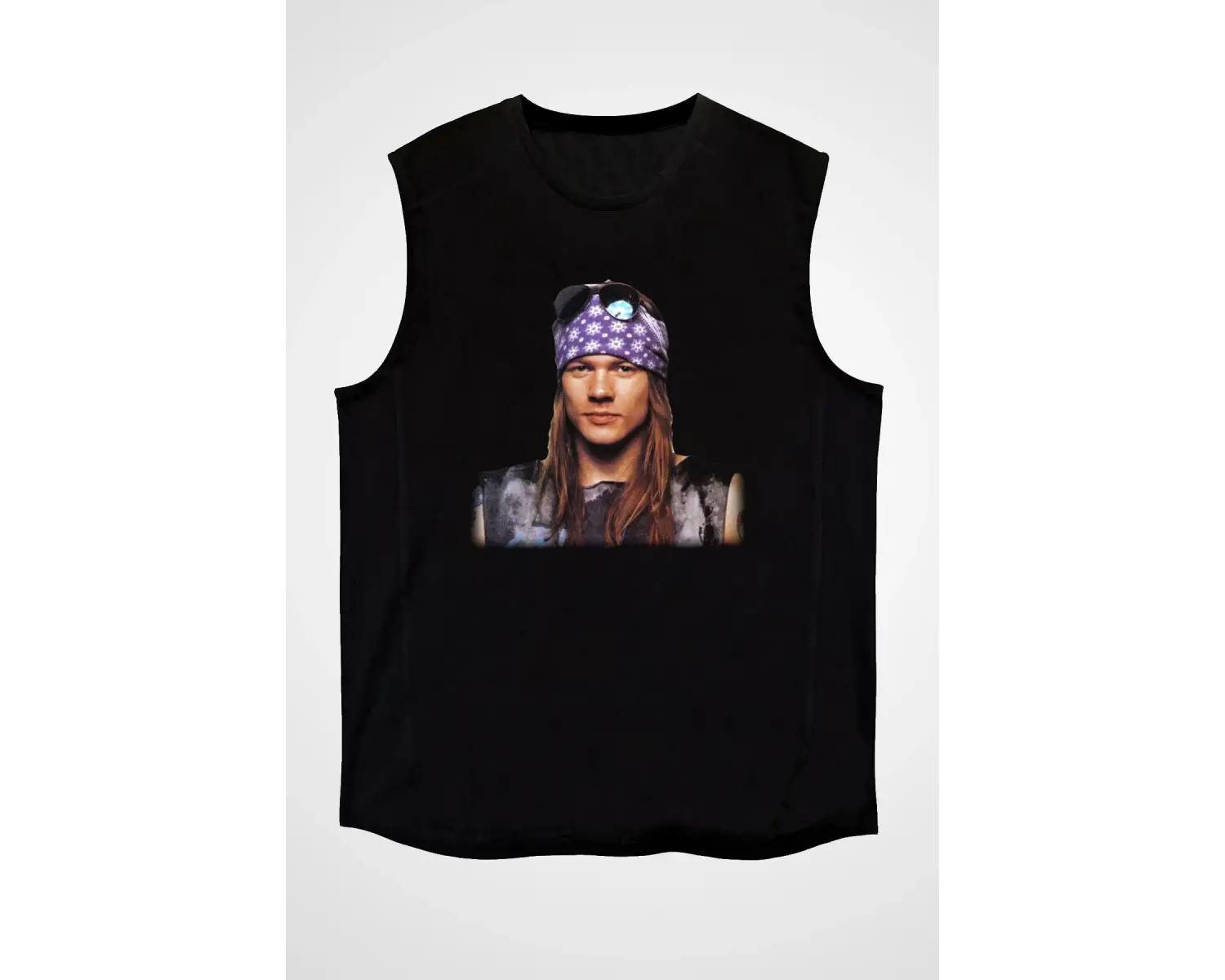 Axl Rose Siyah Kolsuz Tişört T-shirt