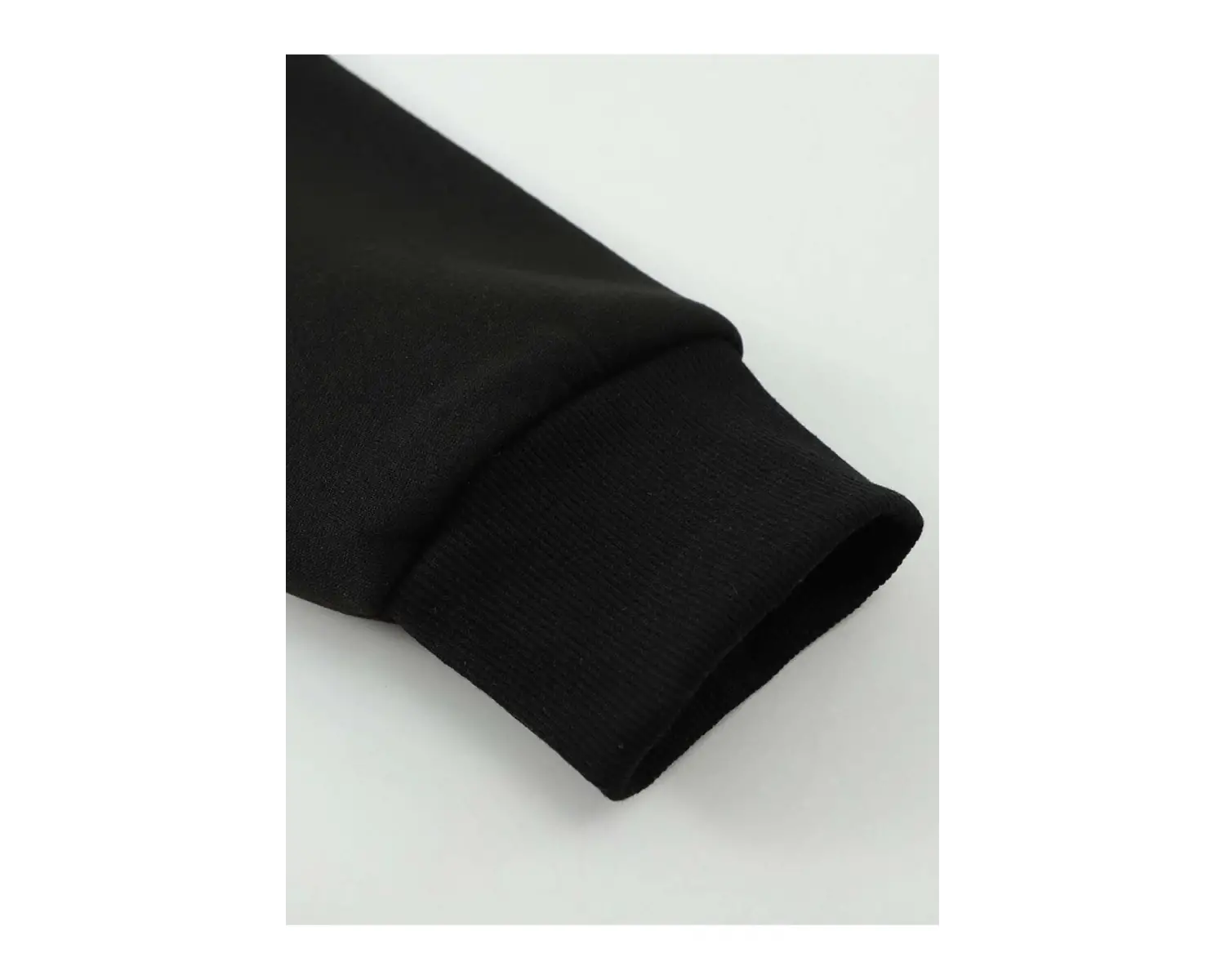 Ayıcık Baskılı 3 İplik Kapüşonlu Ünisex Oversize Sweatshirt Siyah