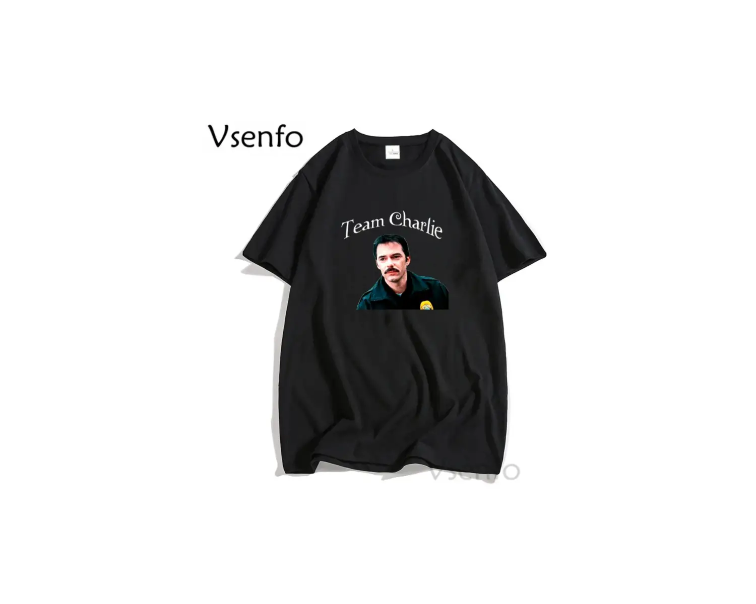 Baba kuğu klasik alacakaranlık T Shirt Charlie kuğu T-Shirt pamuk Bella T-Shirt kısa kollu Te 2810