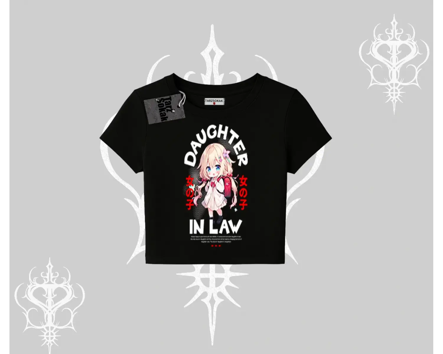 Babby Tee Tshirt Anime Girl Daughter In Law Baskılı