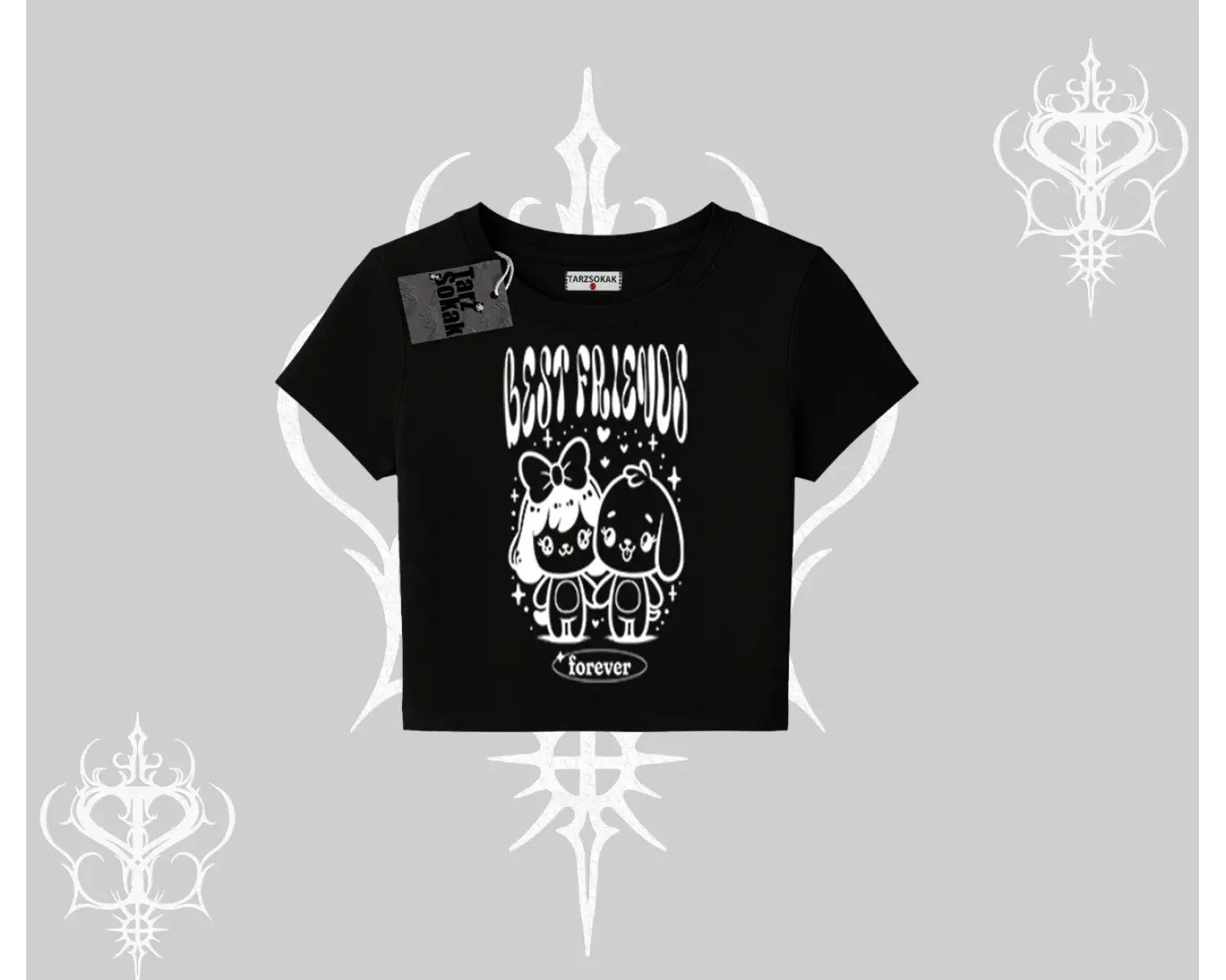 Babby Tee Tshirt Best Friends Forever Baskılı Sevimli Tasarım