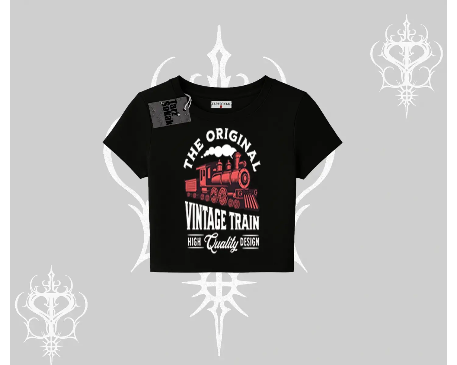 Babby Tee Tshirt Classic Railroad Vintage Train Street Aesthetic