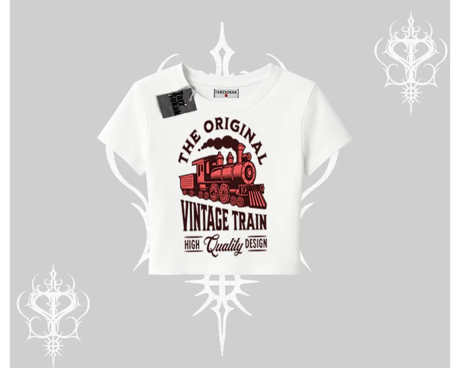 Babby Tee Tshirt Classic Railroad Vintage Train Street Aesthetic