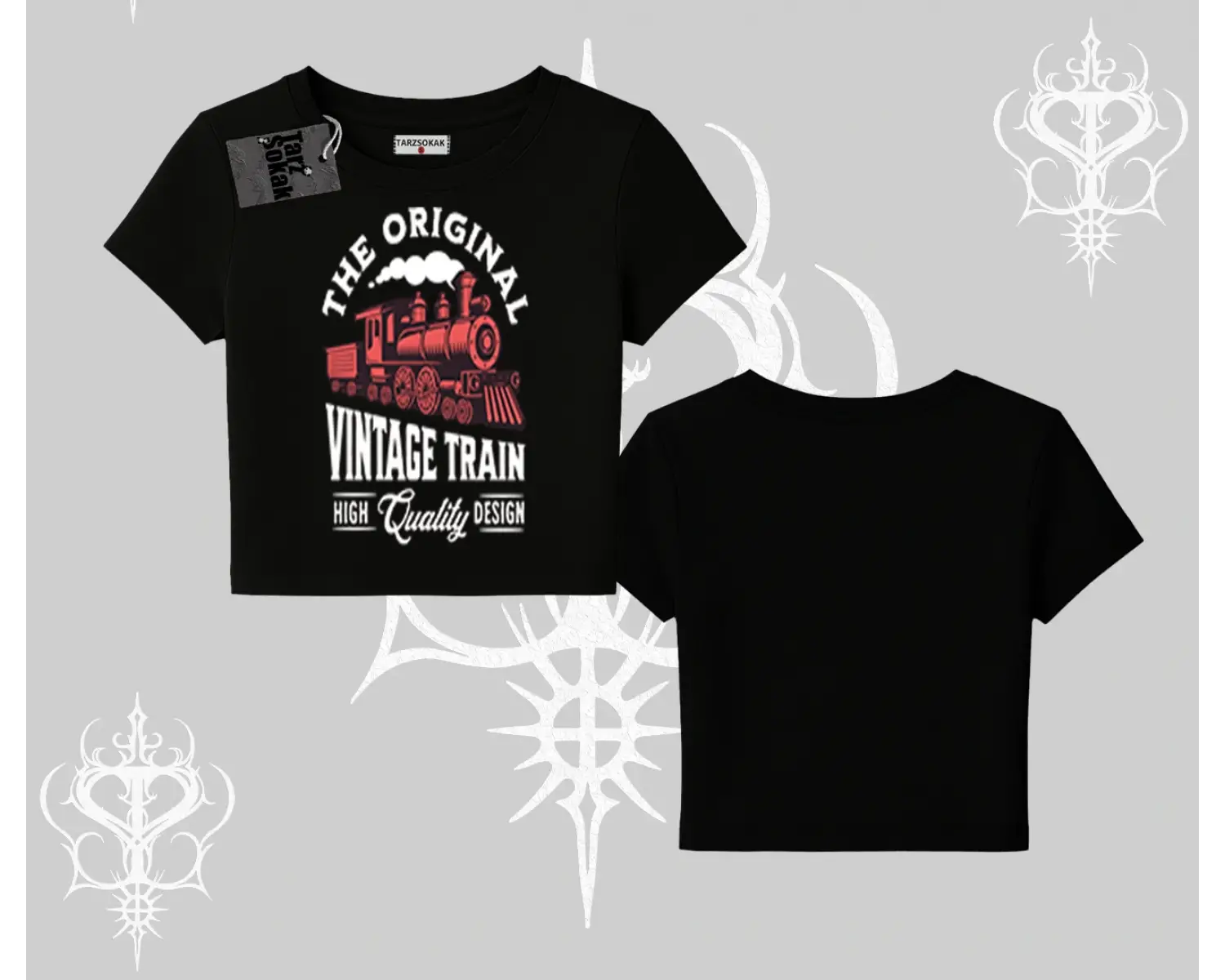 Babby Tee Tshirt Classic Railroad Vintage Train Street Aesthetic