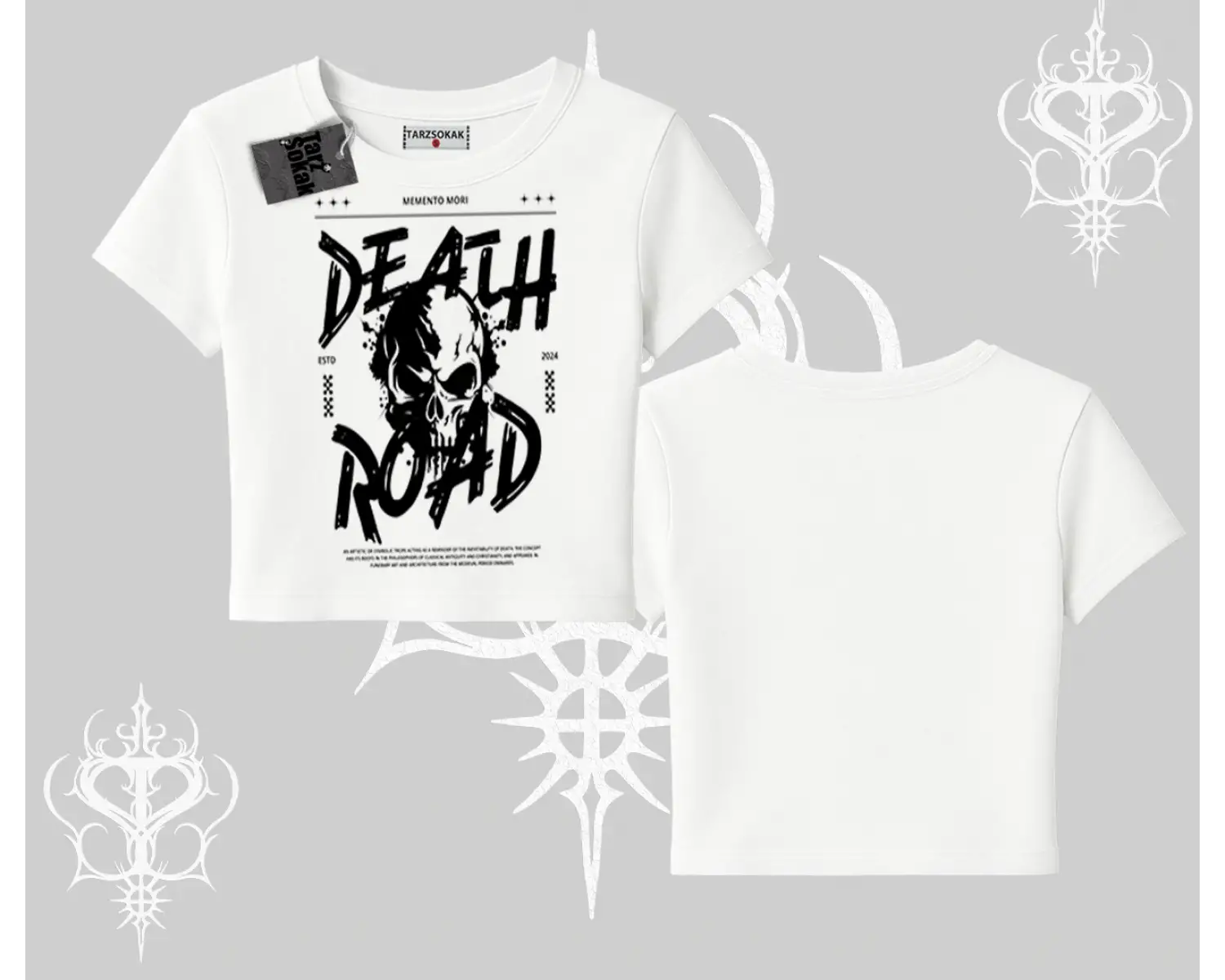 Babby Tee Tshirt Death Road Memento Mori Street Manifest