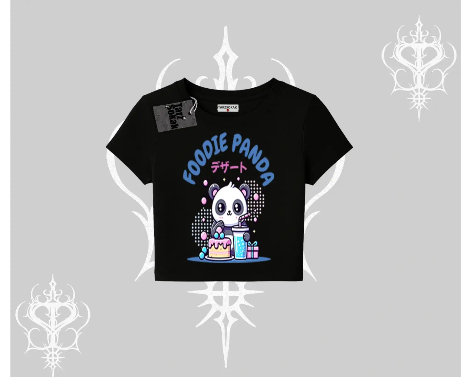 Babby Tee Tshirt Foodie Panda Tatlı ve Sevimli Panda Baskılı