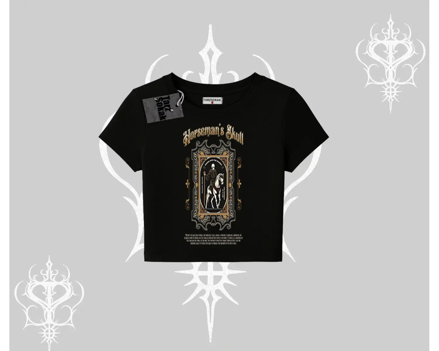 Babby Tee Tshirt Horseman’s Skull Dark Relic Street Legacy