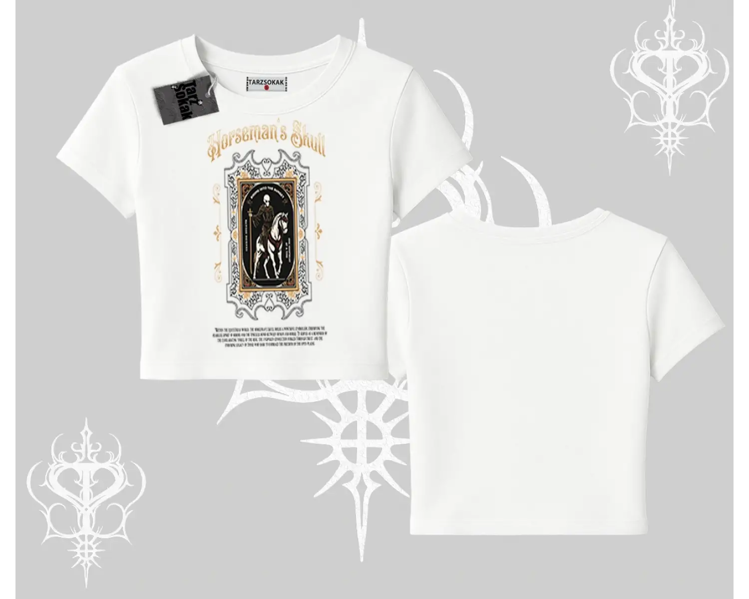 Babby Tee Tshirt Horseman’s Skull Dark Relic Street Legacy