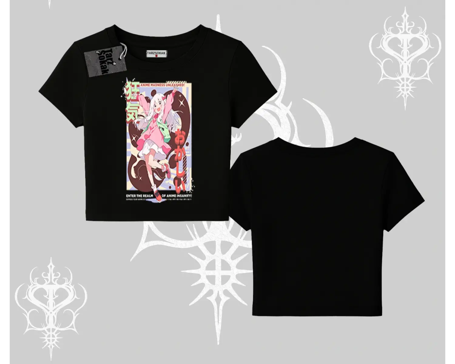 Babby Tee Tshirt Madness Unleashed Anime Girl Baskılı