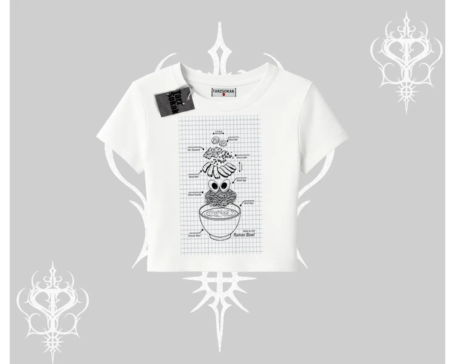 Babby Tee Tshirt Noodle Theory Hand Drawn Concept