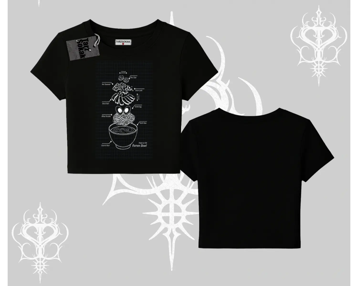 Babby Tee Tshirt Noodle Theory Hand Drawn Concept