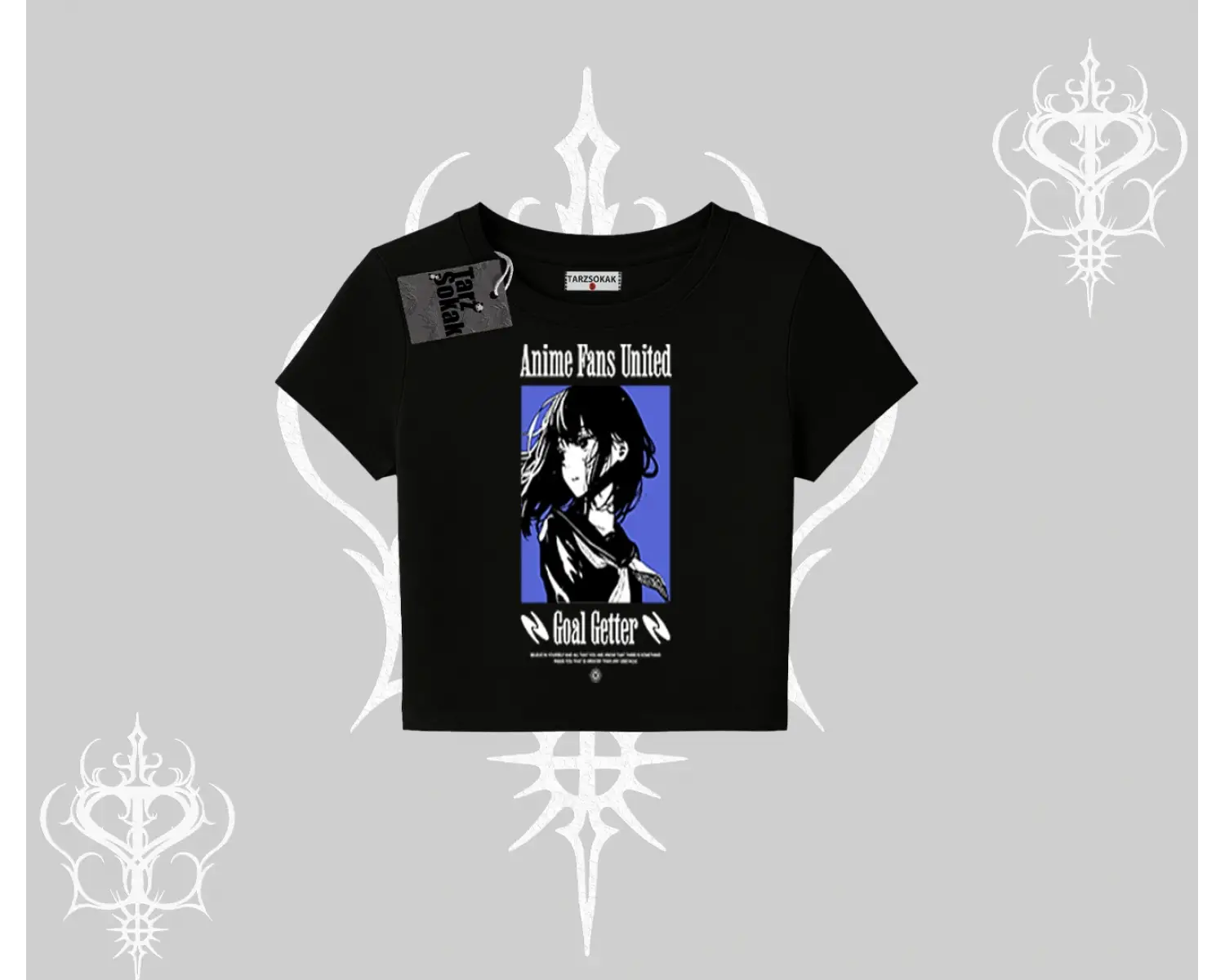 Babby Tee Tshirt Oversize Anime Kız Baskılı