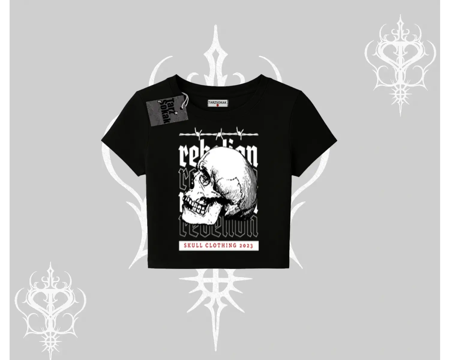 Babby Tee Tshirt Rebellion Skull Underground Street Legacy