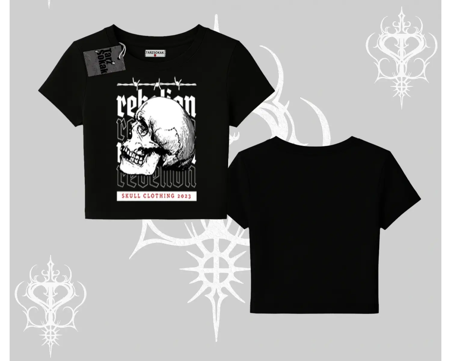 Babby Tee Tshirt Rebellion Skull Underground Street Legacy