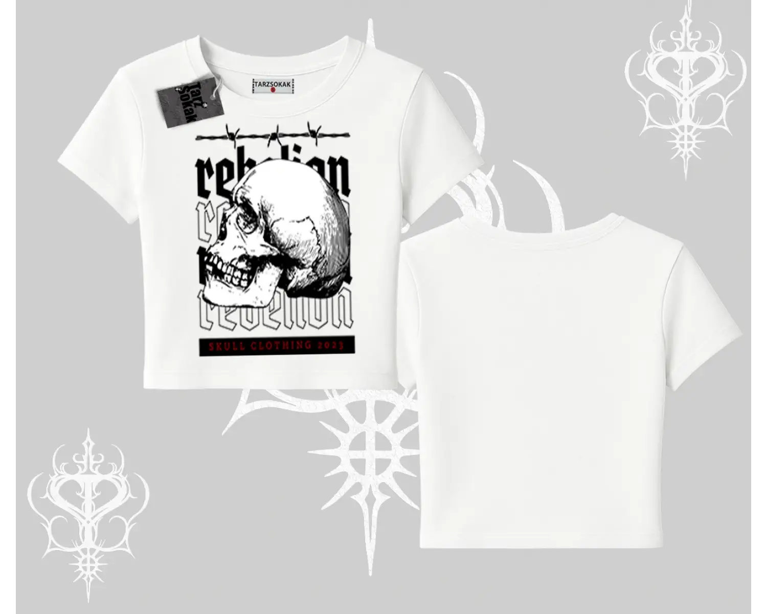 Babby Tee Tshirt Rebellion Skull Underground Street Legacy