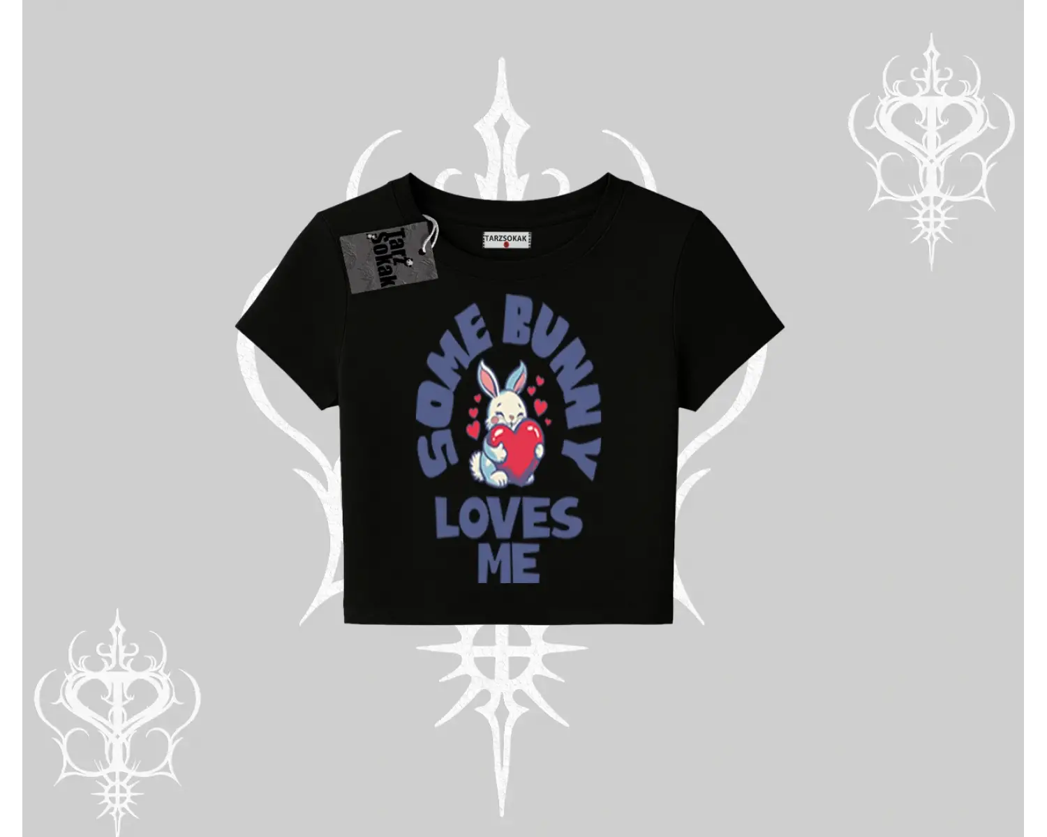 Babby Tee Tshirt Sevimli Tavşan Some Bunny Loves Me Baskılı
