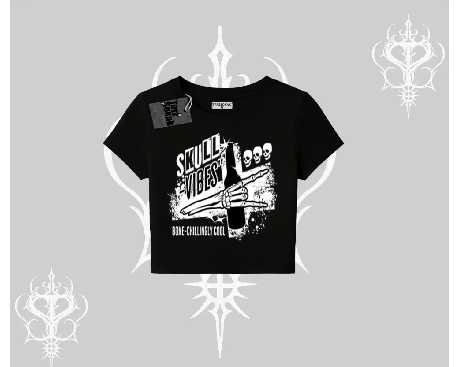 Babby Tee Tshirt Skull Impact Bone Chilling Street Icon