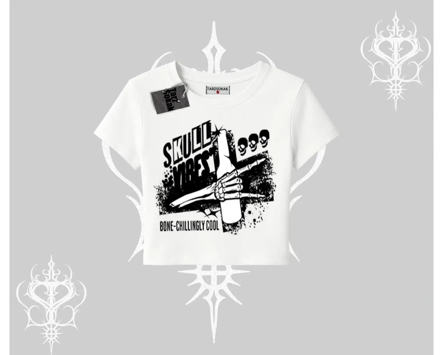 Babby Tee Tshirt Skull Impact Bone Chilling Street Icon